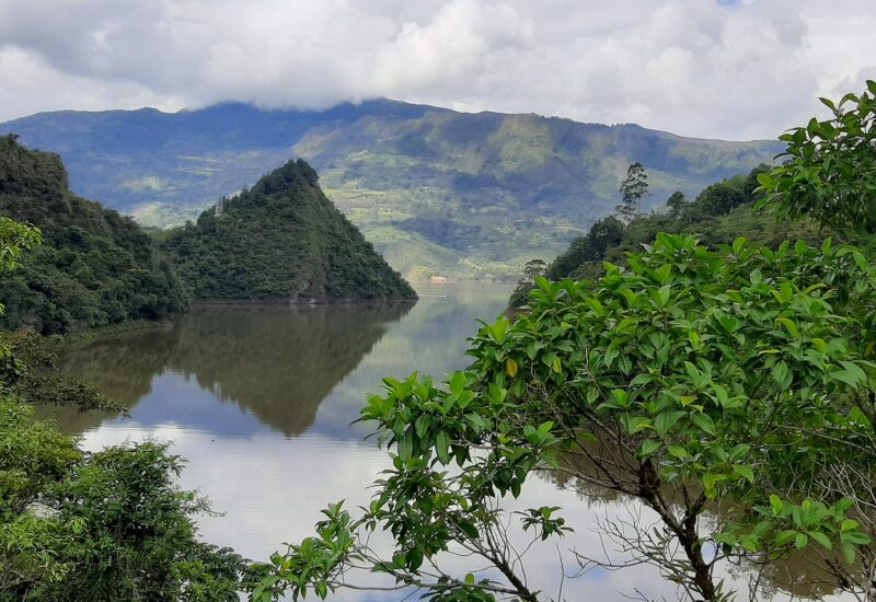 El embalse de La Esmeralda, la represa de Chivor