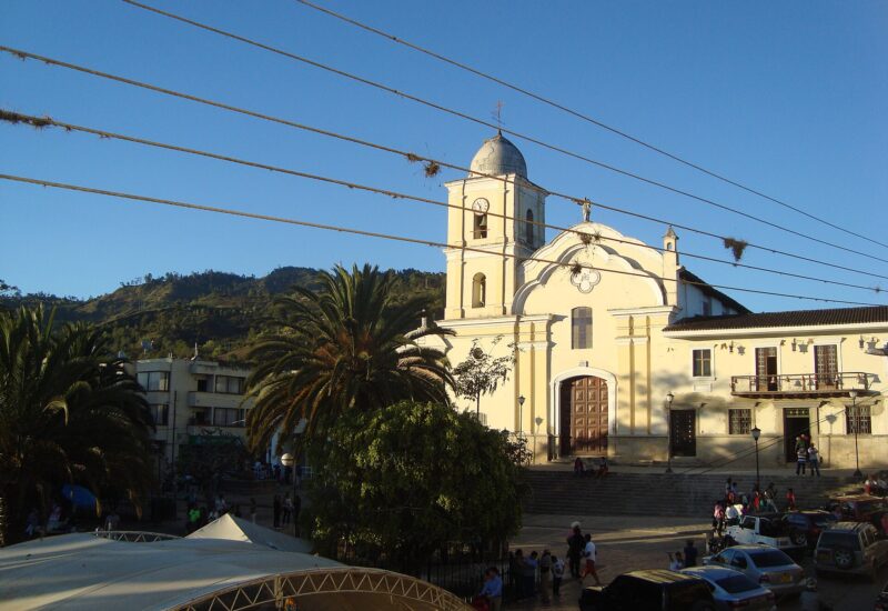 La iglesia principal de Guateque